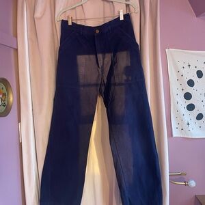 Big Bud Press Work Pants in Navy Blue